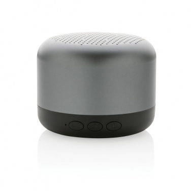 Logo trade business gift photo of: Terra RCS recycled aluminium 5W wireless speaker