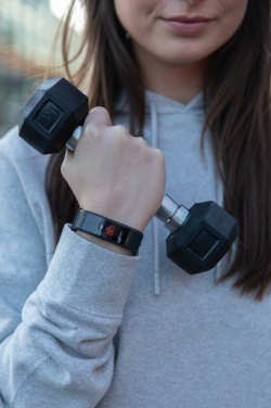 Logotrade promotional merchandise picture of: RCS recycled TPU Sense Fit with heart rate monitor