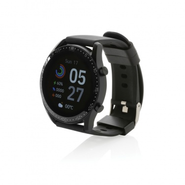 Logo trade promotional merchandise photo of: RCS recycled TPU Fit Watch round
