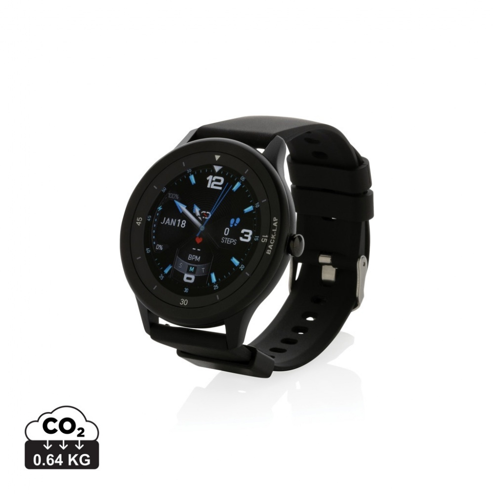 Logo trade promotional products image of: Swiss Peak RCS recycled TPU Watch