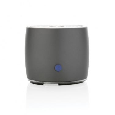 Logo trade promotional items picture of: Swiss Peak RCS recycled aluminum 3W bass speaker