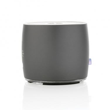 Logo trade business gift photo of: Swiss Peak RCS recycled aluminum 3W bass speaker