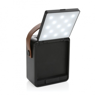 Logo trade promotional giveaway photo of: Skywave RCS recycled plastic solar speaker 12W