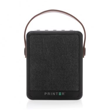 Logotrade promotional products photo of: Skywave RCS recycled plastic solar speaker 12W