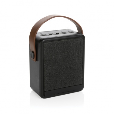 Logo trade promotional giveaways picture of: Skywave RCS recycled plastic solar speaker 12W