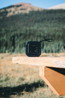 Logo trade promotional giveaways image of: 3W RCS recycled plastic wireless sunwave solar speaker