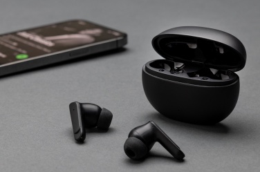 Logo trade promotional gift photo of: Prolink RCS recycled plastic hybrid ANC/ENC earbud