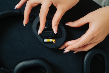 Logotrade promotional merchandise image of: Irvine RCS recycled and repairable ANC wireless headphone