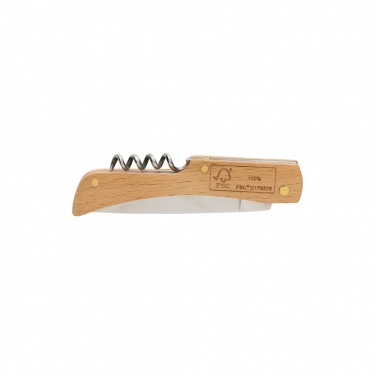 Logotrade promotional giveaway image of: Wooden knife with bottle opener