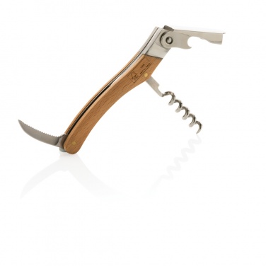 Logo trade promotional giveaways picture of: Wooden Corkscrew
