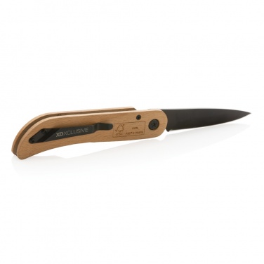 Logotrade corporate gift image of: Nemus Luxury Wooden knife with lock