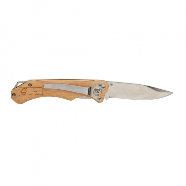 Logotrade promotional merchandise image of: Wooden outdoor knife