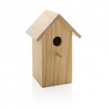 Logo trade advertising products picture of: Wooden birdhouse