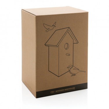 Logo trade promotional products picture of: Wooden birdhouse