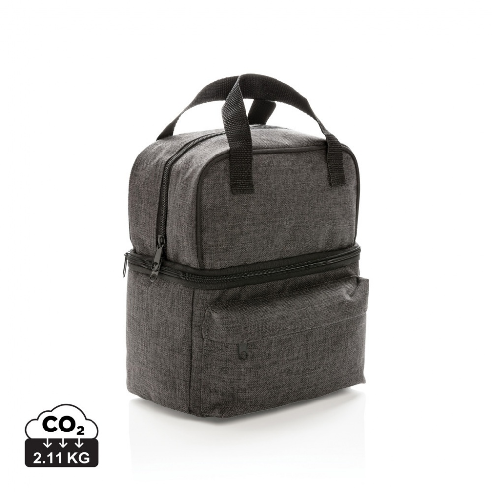 Logo trade corporate gifts picture of: Cooler bag with 2 insulated compartments