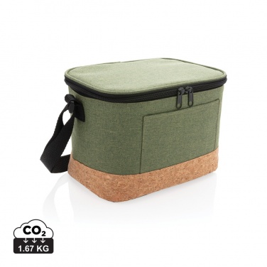 Logotrade promotional item image of: Two tone cooler bag with cork detail
