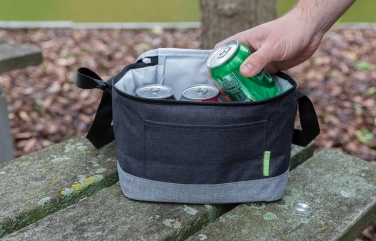 Logo trade corporate gift photo of: Duo colour RPET cooler bag