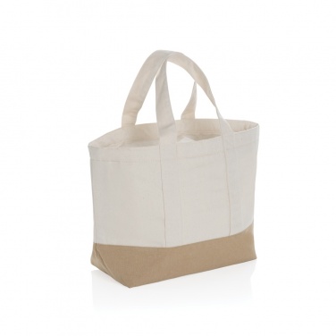 Logo trade promotional giveaways image of: Impact Aware™ 285 gsm rcanvas cooler bag undyed