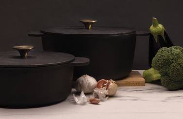 Logo trade corporate gifts image of: Ukiyo cast iron pan large