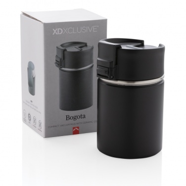 Logo trade corporate gifts image of: Bogota compact vacuum mug with ceramic coating