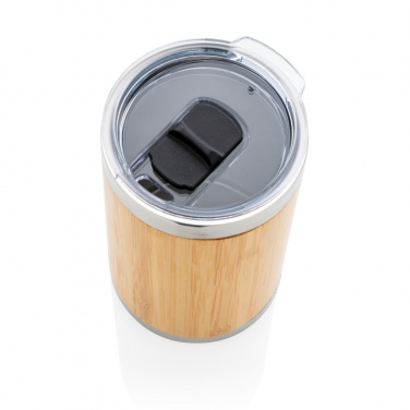 Logo trade promotional item photo of: Bamboo coffee to go tumbler