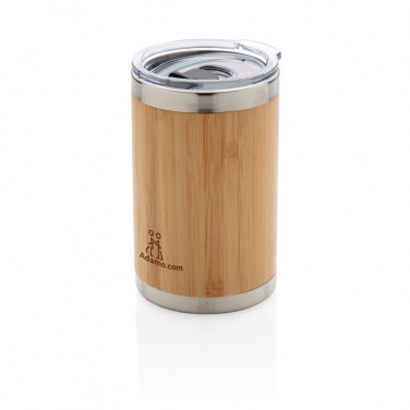 Logo trade promotional giveaway photo of: Bamboo coffee to go tumbler