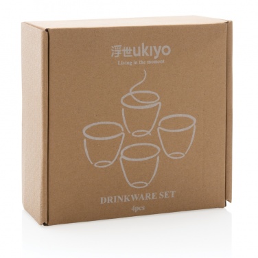 Logotrade advertising product image of: Ukiyo 4pcs drinkware set