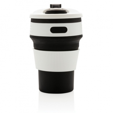 Logo trade promotional merchandise photo of: Foldable silicone cup