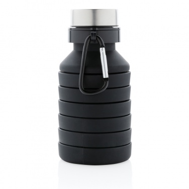 Logotrade corporate gift image of: Leakproof collapsible silicone bottle with lid