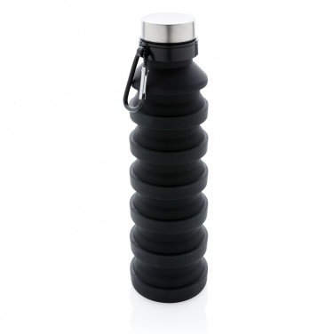 Logotrade promotional giveaway picture of: Leakproof collapsible silicone bottle with lid