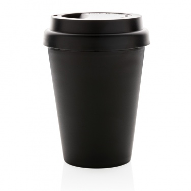 Logo trade promotional gifts image of: Reusable double wall coffee cup 300ml