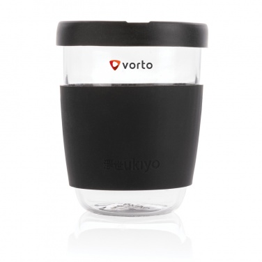 Logotrade business gift image of: Ukiyo borosilicate glass with silicone lid and sleeve