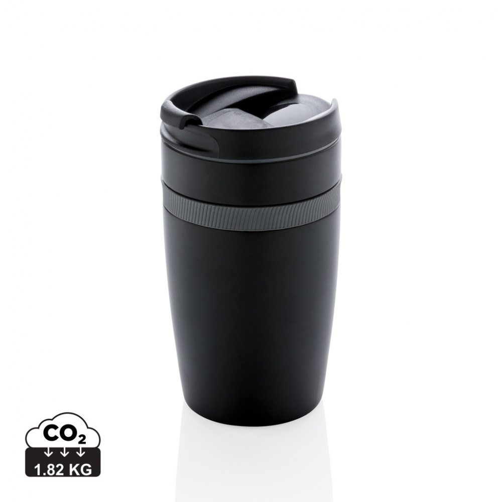 Logo trade business gifts image of: Sierra leak proof vacuum coffee tumbler