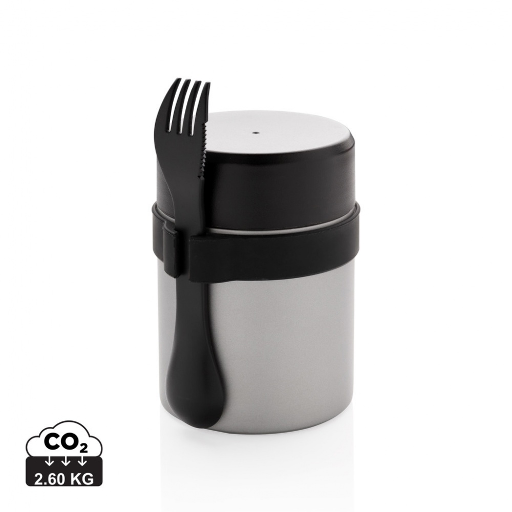 Logo trade promotional gifts picture of: Bogota food flask with ceramic coating