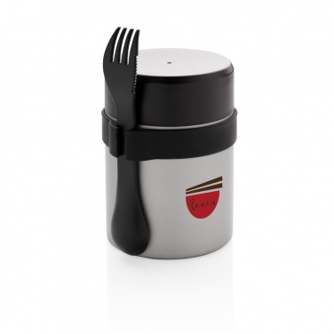 Logo trade promotional merchandise picture of: Bogota food flask with ceramic coating
