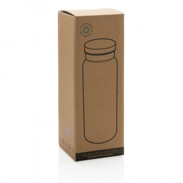 Logotrade promotional item picture of: RCS Recycled stainless steel vacuum bottle 600ML