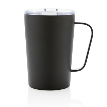 Logo trade corporate gift photo of: RCS Recycled stainless steel modern vacuum mug with lid
