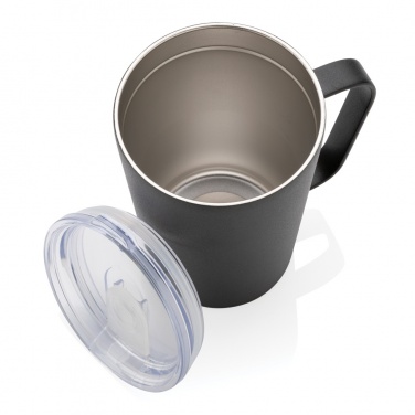 Logotrade advertising products photo of: RCS Recycled stainless steel modern vacuum mug with lid