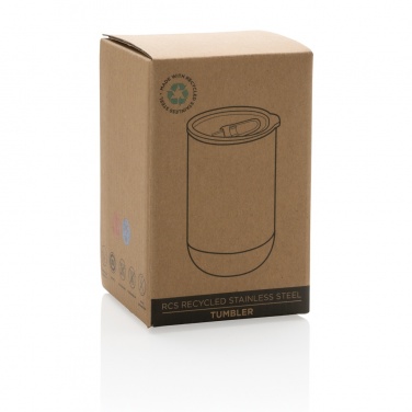 Logotrade promotional merchandise image of: RCS recycled stainless steel tumbler