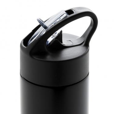 Logo trade promotional gifts picture of: Sport bottle with straw