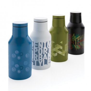 Logo trade advertising products image of: RCS Recycled stainless steel compact bottle
