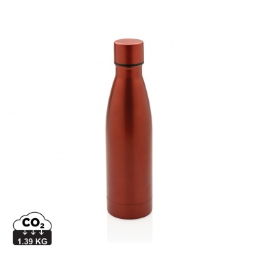 Logo trade promotional giveaway photo of: RCS Recycled stainless steel solid vacuum bottle