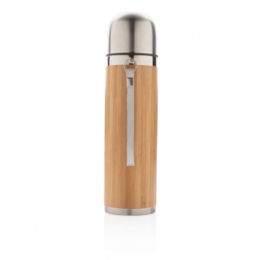 Logotrade advertising products photo of: Bamboo vacuum travel flask