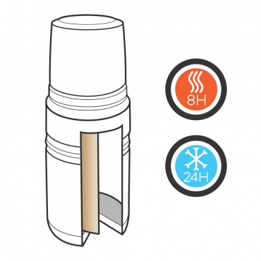 Logotrade promotional product picture of: Swiss Peak Elite 0.5L copper vacuum flask