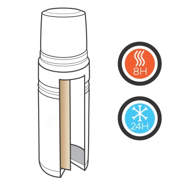 Logo trade advertising products picture of: Swiss Peak Elite 1L copper vacuum flask