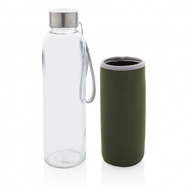 Logotrade promotional product image of: Glass bottle with neoprene sleeve