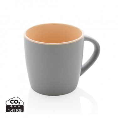 Logo trade promotional products image of: Ceramic mug with coloured inner 300ml