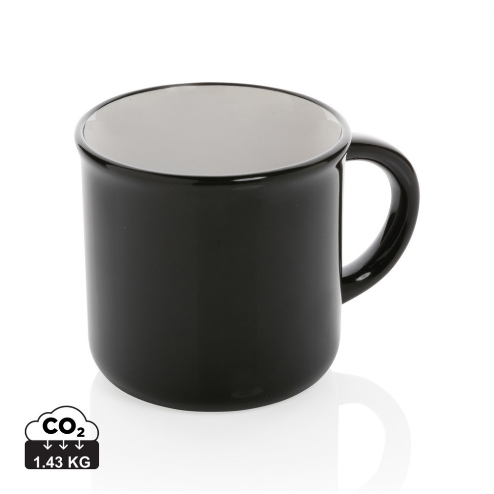 Logo trade promotional items picture of: Vintage ceramic mug 280ml
