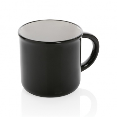 Logo trade advertising products image of: Vintage ceramic mug 280ml