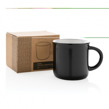 Logo trade promotional item photo of: Vintage ceramic mug 280ml